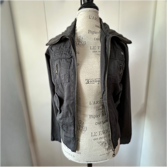 Billabong Charcoal Utility Jacket - Picture 4 of 13